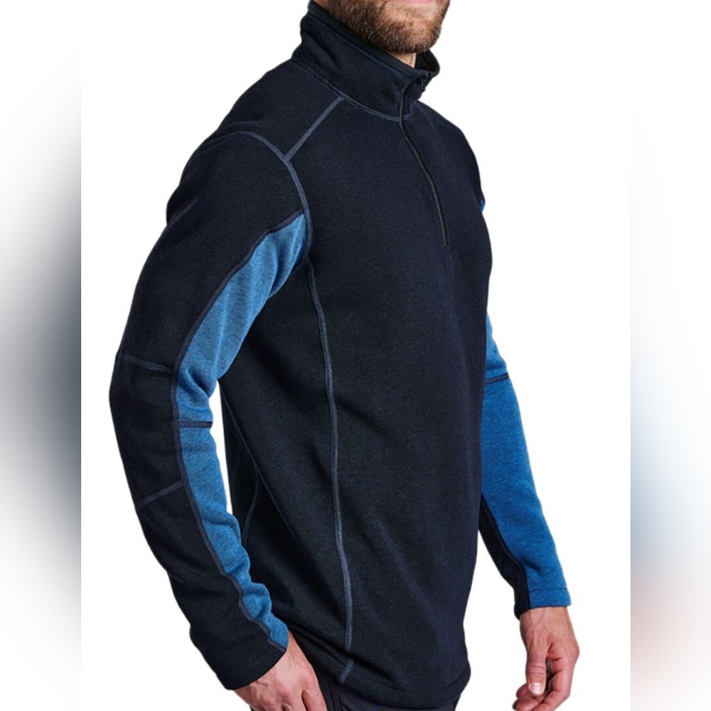 Kuhl Men's Black and Blue Sweatshirt
